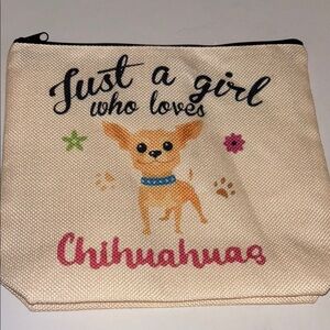 Chihuahua Lover Canvas Pouch